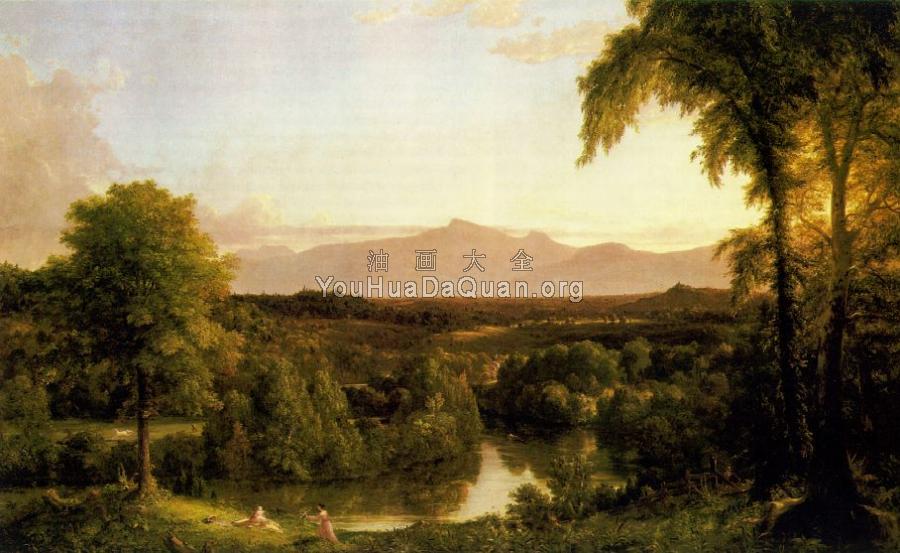View on the Catskill - Early Autumn - 托马斯·科尔